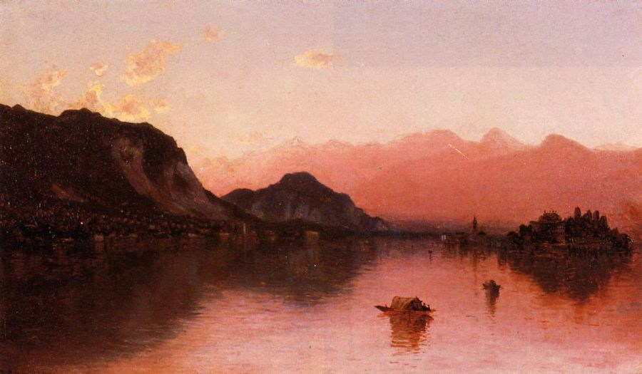 Sanford Robinson Gifford Isola Bella, Lago Maggiore, a Sketch